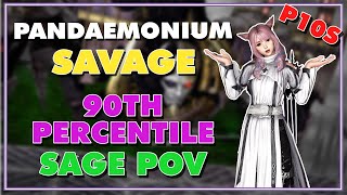 FFXIV  Pandaemonium Savage P10S Clear  SGE PoV Anabaseios [upl. by Nylemaj]