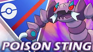 BUFFED POISON STING SHADOW DRAPION is THE BEST SAFE SWAP IN GREAT LEAGUE GO BATTLE LEAGUE BATTLES [upl. by Nosnehpets]