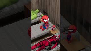 Deadpool vs Spidey vs Hulk  Alarm Every Morning 3  Marvel Animation [upl. by Hsreh]