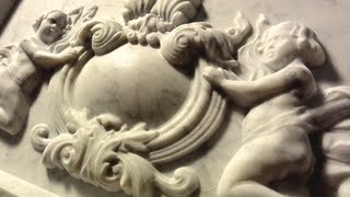 CNCSTEP  3D Milling Marble  milling Bas relief  3Dfraesen milling granite Granit [upl. by Anyad409]