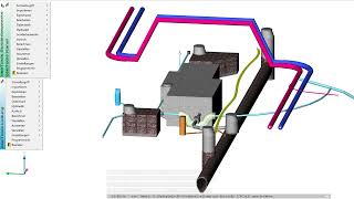 Demo IFC Export Kanal mit Sachdaten aus cseTools auf Basis BricsCAD BIM [upl. by Nettirb]