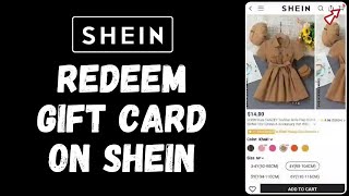 How to Redeem Gift Card on Shein [upl. by Goar]