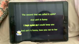 Singing karaoke Olivia rodrigo traitor [upl. by Losse590]