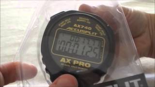 Accusplit AX740 Stopwatch [upl. by Conny]