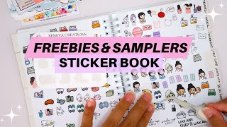 Reusable Sticker Books  SamplersFreebies [upl. by Eelyram]