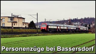 Einige Personenzugsichtungen bei Bassersdorf [upl. by Aliab17]