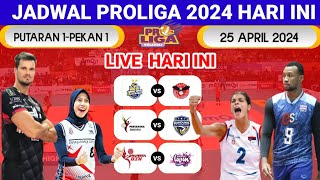 Jadwal Proliga 2024 Hari Ini ¬GIA DAN MEGAWATI MAIN HARI INI ¬PROLIGA 2024 [upl. by Luo]