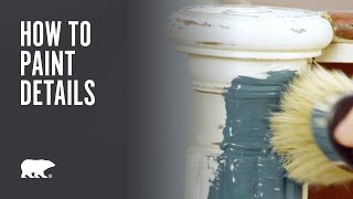 BEHR® Paint  How to Paint Furniture Details [upl. by Staw542]