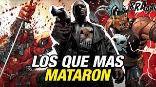 TOP 5 DE LOS MÁS ASESINOS DE MARVEL [upl. by Acinor906]