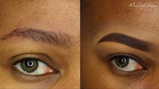 Eyebrows  Comment Tracer Ses Sourcils step by step [upl. by Danielson]