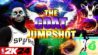 The Greatest 2k24 Jumpshot Of All Time Become a Sniper in Nba 2k24 nba2k24 2k24 [upl. by Initirb]