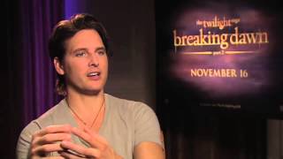 Peter Facinelli Interview  The Twilight Saga Breaking Dawn Part 2  Empire Magazine [upl. by Ymereg]