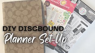 DIY Discbound 2024 Coach Planner SetUp and Flip Through [upl. by Lebiralc]