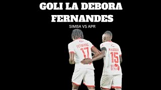 GOLI LA DEBORA FERNANDES SIMBA VS APR [upl. by Aihsikal674]