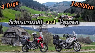 Schwarzwald und Vogesen 4 Tage 2 Länder 1400Km [upl. by Nyvlem]