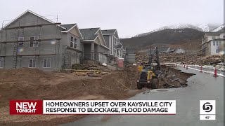 Kaysville residents angered by citys response to flooding [upl. by Michael]