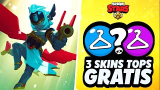 CORRE TEM 3 SKINS GRÁTIS NESTE VÍDEO COLT DARK ANGEL CHEGOU DE GRAÇA RESGATE AGORA no BRAWL STARS [upl. by Gemina]