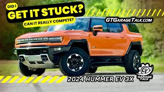 2024 GMC HUMMER EV 3X SUV OffRoad  Did I Get This 9000 lb Vehicle Stuck [upl. by Ahsets854]