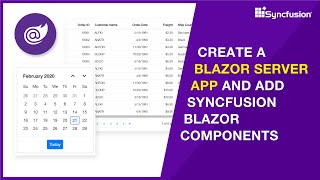 Create a Blazor Server App and Add Syncfusion Blazor Components [upl. by Eneluj811]