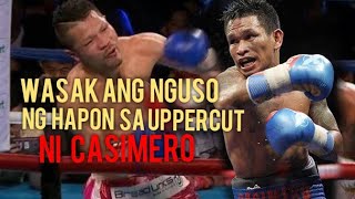 Johnriel Casimero vs kenya yamasita Japanese fighter highlights [upl. by Hakceber]