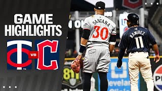 Twins vs Guardians Game Highlights 91824  MLB Highlights [upl. by Backer]