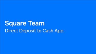 Direct Deposit to Cash App [upl. by Nekal]