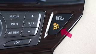 2015 NISSAN Pathfinder  Front Passenger Air Bag Status Light [upl. by Anneres]