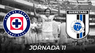 Resumen y Goles  Cruz Azul vs Querétaro  Liga BBVA MX  Apertura 2022  Jornada 11 [upl. by Nabalas142]