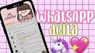 🎀 WHATSAPP DELTA 2023 ultima versión v530F SIN PERDER TUS CHATS✅ [upl. by Ennahtebazile]