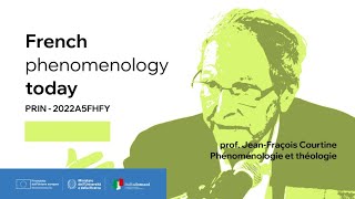 prof JeanFrançois Courtine Phénoménologie et théologie  French phenomenology today [upl. by Yenalem]