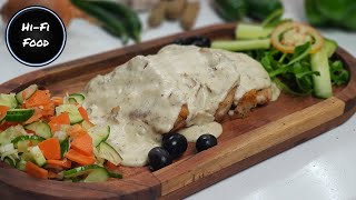 Chicken steak with mushroom sauce by HiFi Food [upl. by Jenny]