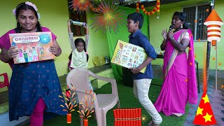 Diwali Celebration at School  தாறு மாறான தீபாவளி கொண்டாட்டம்  MrsAbi 20 [upl. by Fagan]