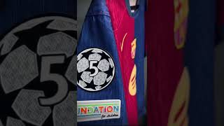 Barcelona 2425 this kit 🥶viscacatalunyalliurefootball messi goatshortvideo shortvideo [upl. by Petersen]