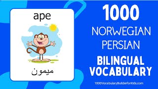 Learn Norwegian Persian 1000 Bilingual Vocabulary for Beginners Lære Norsk Persisk [upl. by Swanhilda]