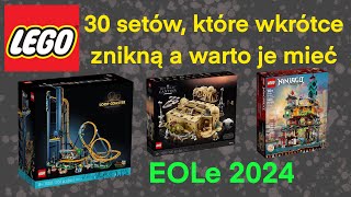 Zestawy Lego które niedługo znikną EOL 2024 [upl. by Pancho]