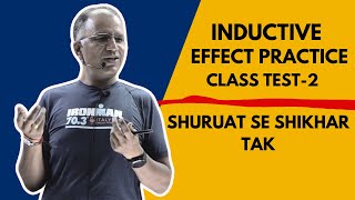 Inductive Effect  GOC   Test2  Organic Chemistry  MS Chouhan Sir [upl. by Eihcir]