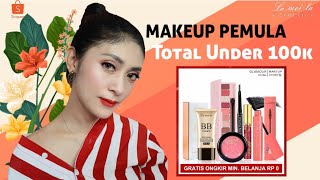 MAKEUP UNDER 100K  MAKEUP PEMULA ONE BRAND LAMEILA REVIEW [upl. by Kile]