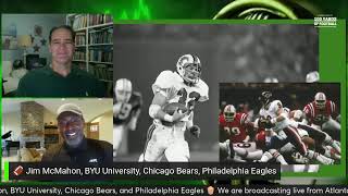 Jim McMahon BYU University Chicago Bears and Philadelphia Eagles with Vincent and Harper [upl. by Winthorpe861]