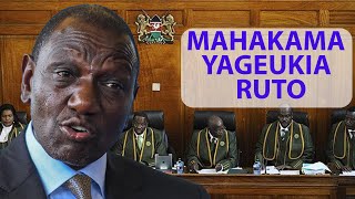 Just inRuto Ageukiwa Na Kuaibishwa Na Mahakama Huku ikisitisha Mbio zake Serikalini [upl. by Ogden]