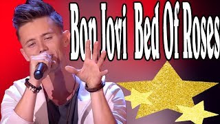 Matthias Nebel Singing Bon Jovi Bed Of Roses  The Voice of Germany 2019  Blind Audition [upl. by Aneez]