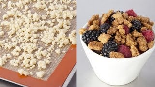 Technique de cuisine  préparer une pâte à crumble [upl. by Carolus348]