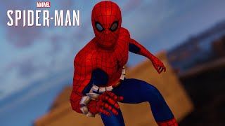 SpiderMan PC  1977 SpiderMan Series Suit MOD Free Roam Gameplay [upl. by Eimot]