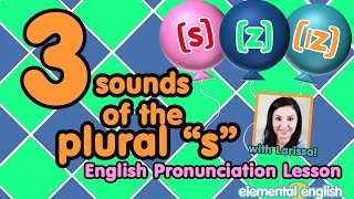 3 Sounds of the Plural quotsquot in English s z or ɪz [upl. by Lledyl]