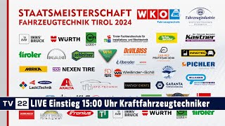 1500 Uhr Live Einstieg bei der STAATSMEISTERSCHAFT Fahrzeugtechnik Tirol 2024 [upl. by Defant]