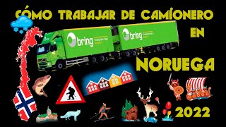 Cómo trabajar de camionero en Noruega 2022 [upl. by Nnaeiram124]