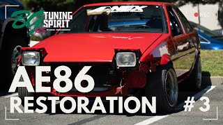 Toyota AE86 Trueno Restoration Update 3 [upl. by Ecnatsnok]