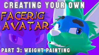 Creating Your Own FaceRig Avatar  Part 3 Weight Painting amp Textures [upl. by Akeit]