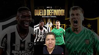 DUELO DEFINIDO DA SEMIFINAL DA LIBERTADORES shortvideo libertadores botafogo peñarol semifinal [upl. by Sandstrom]