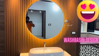 Modern Washbasin Design 2024  Interior Design [upl. by Lleda]