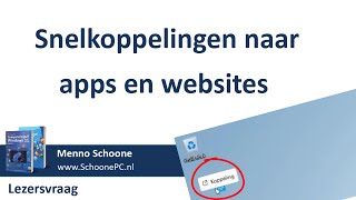 Hoe maak ik een snelkoppeling naar apps en websites [upl. by Guenevere614]